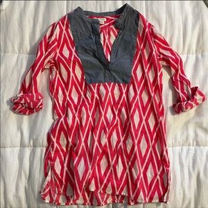 Chambray Tunic Coverup